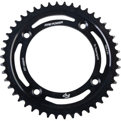 FIRE POWER REAR SPROCKET STEEL 46T BLK FPS-898-46-BLK