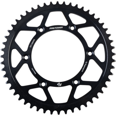 FIRE POWER REAR SPROCKET STEEL 52T BLK FPS-990-52-BLK