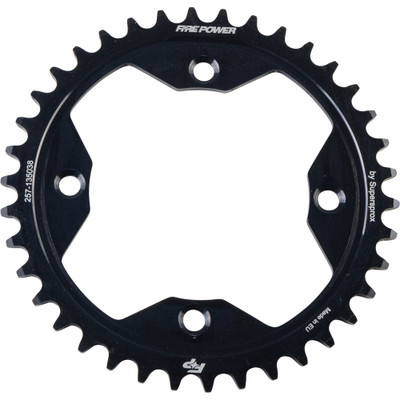 FIRE POWER REAR SPROCKET STEEL 38T BLK FPS-1350-38-BLK