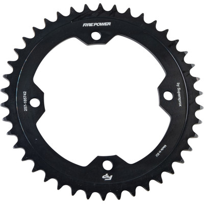 FIRE POWER REAR SPROCKET STEEL 42T BLK FPS-1857-42-BLK