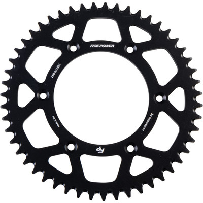 FIRE POWER REAR SPROCKET ALUMINUM 51T BLK FPA-210-51-BLK