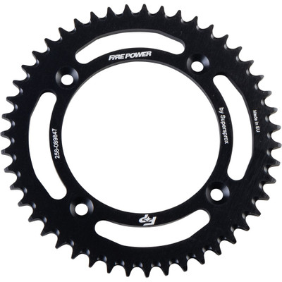 FIRE POWER REAR SPROCKET ALUMINUM 47T BLK FPA-898-47-BLK