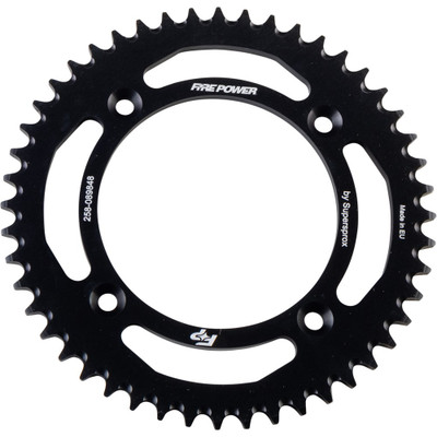 FIRE POWER REAR SPROCKET ALUMINUM 48T BLK FPA-898-48-BLK