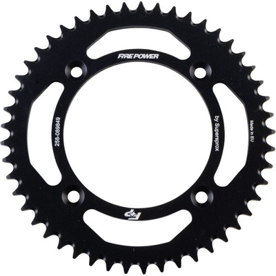 FIRE POWER REAR SPROCKET ALUMINUM 49T BLK FPA-898-49-BLK