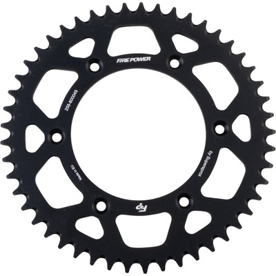 FIRE POWER REAR SPROCKET ALUMINUM 49T BLK FPA-8000-49-BLK
