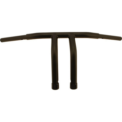 HARDDRIVE 1.25" FAT TILLER-BAR 10" RISE SATIN BLACK 21-546SB