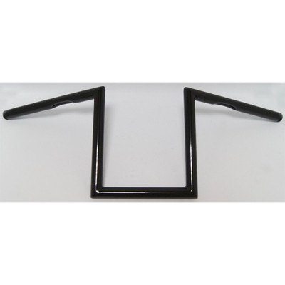 HARDDRIVE 1" Z-BAR DIMPLED 10" GLOSS BLACK 21-234GB