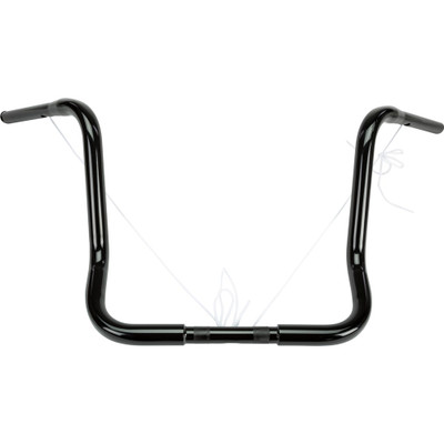 HARDDRIVE 1.25" BAGGER APE-HANGER 16" GLOSS BLACK TBW 21-559GB