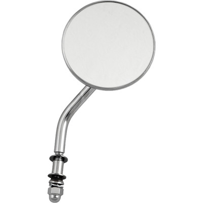 HARDDRIVE 3" ROUND MIRROR W/4" STEM CHROME L/R 60-0016
