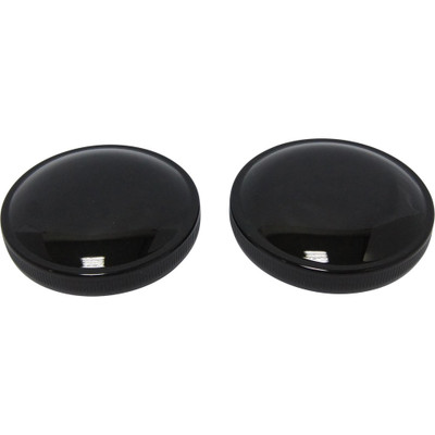 HARDDRIVE CAM STYLE GAS CAP SET BLACK 75-007BK