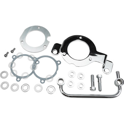 HARDDRIVE COMPLETE MNT KIT BREATHER TUBE CHROME M8 (EX 23 CVO) 120426