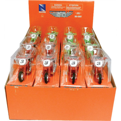 NEW-RAY Pull-Back Mini Bike Pack w/Display Box