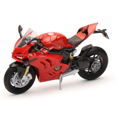 NEW-RAY 1:12 SCALE SUPER SPORT BIKE DUCATI PANIGALE V4 S (RED)