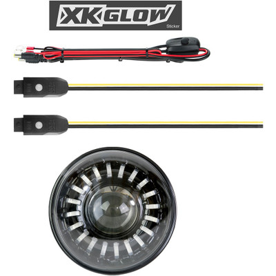 XK GLOW 7" XKChrome RGB Headlight