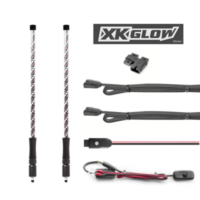 XK GLOW Whip Light w/ Dual Mode Dash Controller