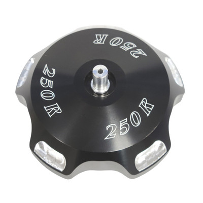 MODQUAD GAS CAP 250R LOGO BLK 86-87 GC2-250R-BLK-86