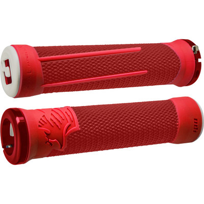 ODI AG-2 MTB/BMX GRIPS RED/FIRE RED W/RED D35A2RF-R
