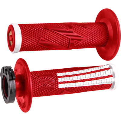 ODI EMIG2 PRO V2 LOCK-ON GRIP RED/WHITE H36EPRW