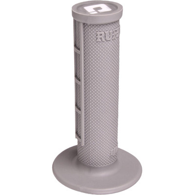 ODI HALF WAFFLE LOCK-ON GRIP GREY/SOFT COMPOUND H36HWG