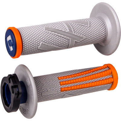 ODI EMIG PROV2 LOCK-ON GRIP GREY/ORANGE H36EPGO