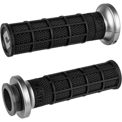 ODI LOCK-ON HART-LUCK FULL-WAFFLE BLACK/GRAPHITE TBW 1" V31HTW-BH-H