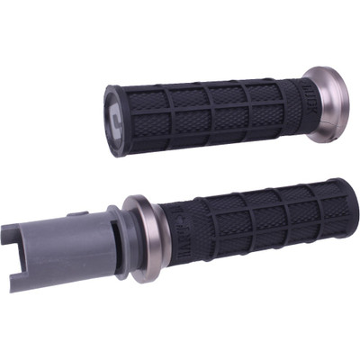 ODI LOCK-ON HART-LUCK FULL-WAFFLE BLACK/GUN METAL CVO `23-24 V31HTC-BH-H