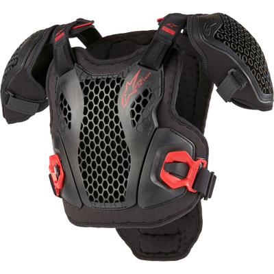 ALPINESTARS BIONIC ACTION YOUTH CHEST PROTECTOR BLK/RED