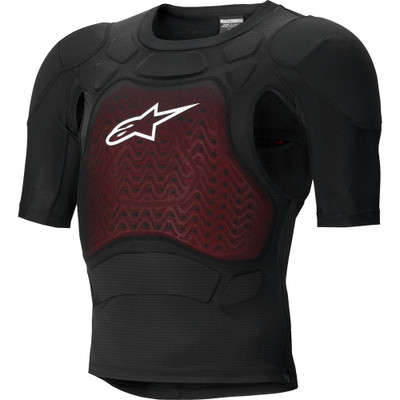 ALPINESTARS BIONIC PLASMA LT PROTC JKT SS BLACK/WHITE