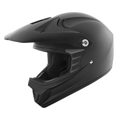 Speed and Strength SS2300 Jet Black Youth MX Helmet