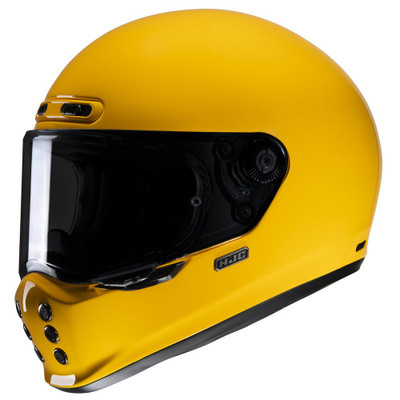 HJC V10 Solid Helmet - Yellow Small