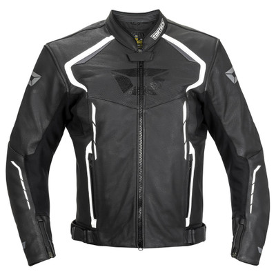 CORTECH Chicane Leather Jacket - Black/White