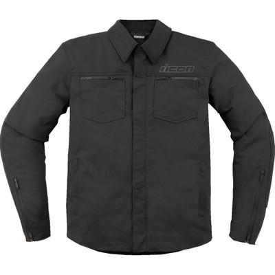 ICON Upstate Canvas CE Jacket - Black