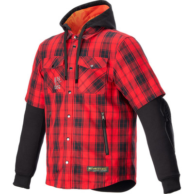 ALPINESTARS MO.ST.EQ Tartan Jacket - Red ALPINESTARS MO.ST.EQ Tartan Jacket - Red