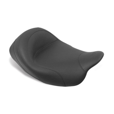 MUSTANG 08-21 Harley Electra Glide Std, Rd Glide, Rd King, Street Glide Touring Solo Seat - Black
