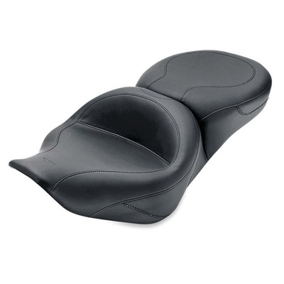 MUSTANG 97-07 Harley Road King, 06-07 Street Glide, 00-05 Eagle Std Touring Pass Seat - Black