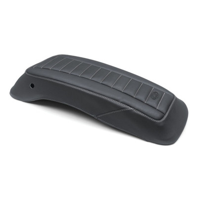 Mustang 14-23 HD FL Touring Saddlebag Lid Covers (Pair) Deluxe - Black w/ Grey Stitching Mustang 14-23 HD FL Touring Saddlebag Lid Covers (Pair) Deluxe - Black w/ Grey Stitching