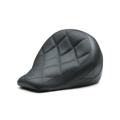 MUSTANG 18-21 Indian Scout Bobber Standard Touring Solo Seat Diamond Stitch - Black