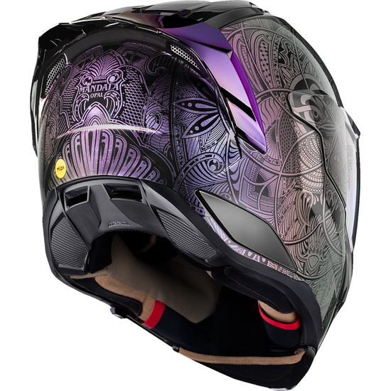 ICON Ultraflite Opal Mandala MIPS Helmet - Purple - DMG Motorsports