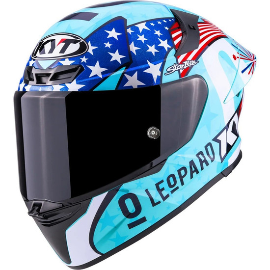 KYT TT-Revo Leopard Americas Replica Special Edition Helmet