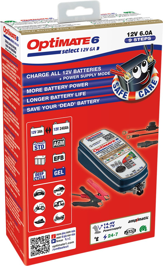 TECMATE Optimate™ 6 Select Gold Battery Charger