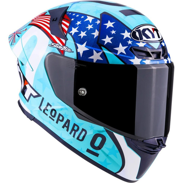 KYT TT-Revo Leopard Americas Replica Special Edition Helmet