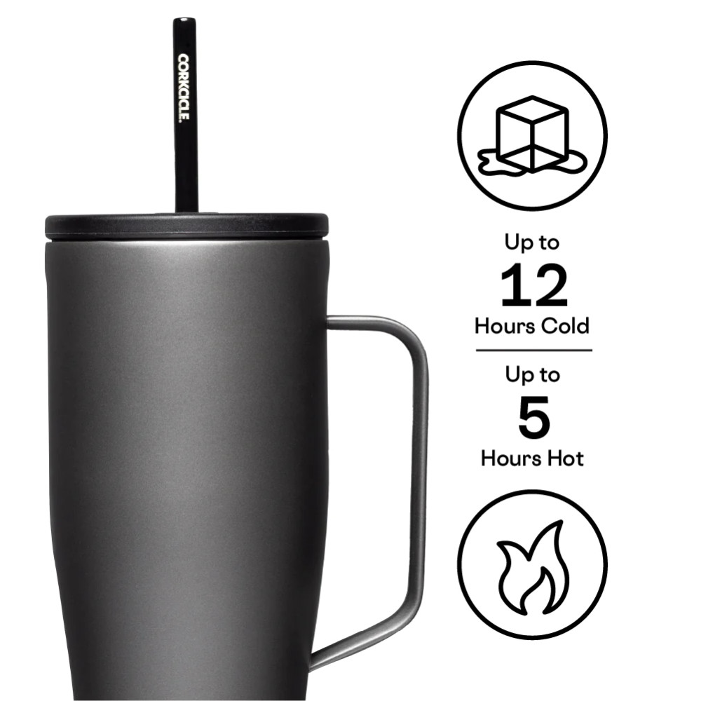 Corkcicle Cold Cup Insulated Tumbler With Straw - 24oz from