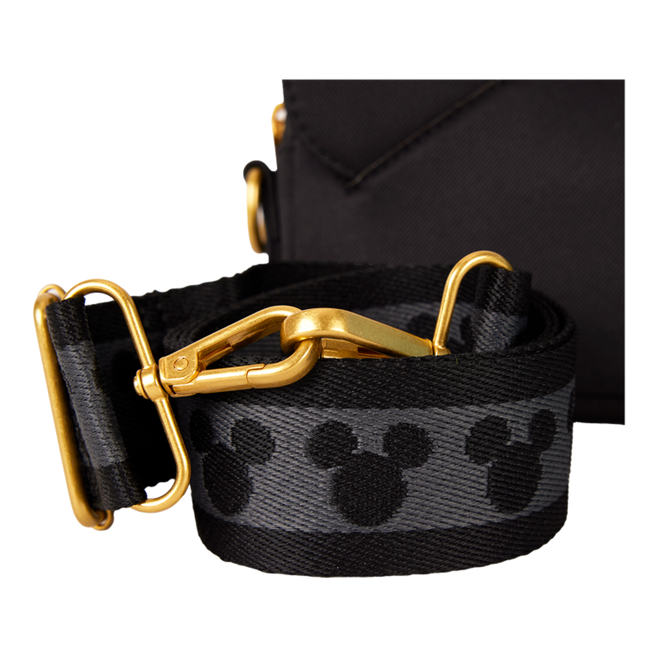 ★LOUNGEFLY★Mickey Mouse Crossbody Bag with Coin Bag Mickey Mouse Nylon Sling Crossbody Bag with Coin Bag