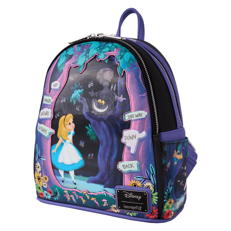 Alice in Wonderland Tulgey Wood Lenticular Mini Backpack - Coco's