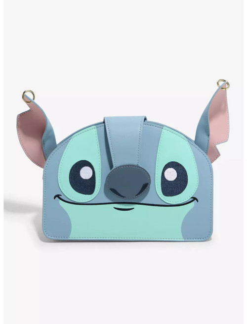 Loungefly Disney Lilo & Stitch Figural Stitch Crossbody Bag