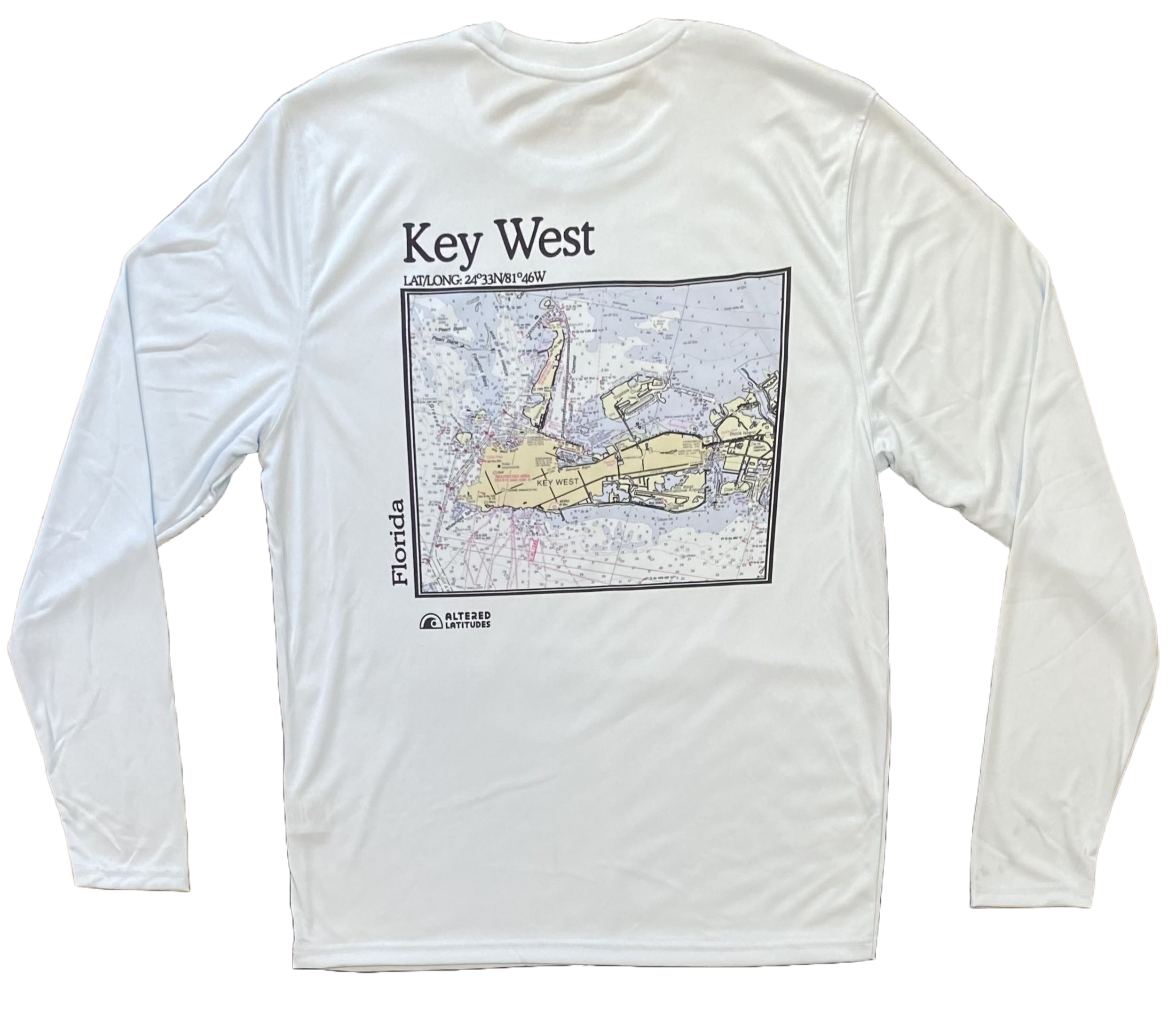 Long Sleeve Shirt, Water Wicking SPF- LIGHT GREY