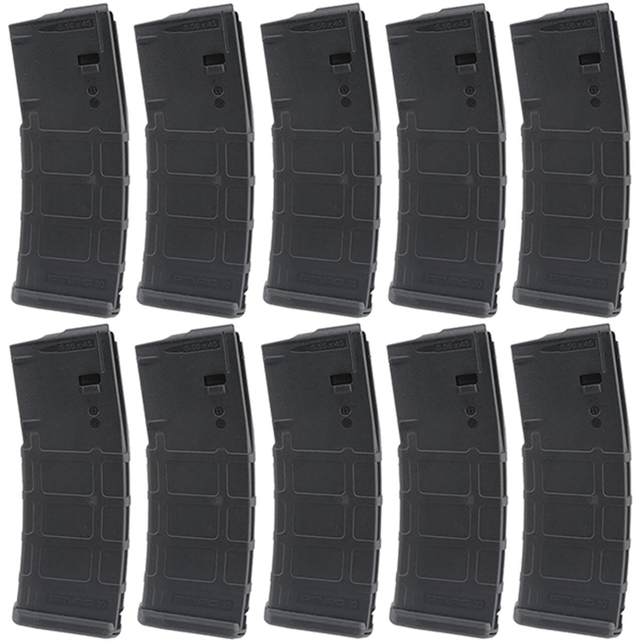 MAGPUL PMAG MOE 5.56 30 Round Gen 2- Black- REBUILD KIT(Pack of 10)