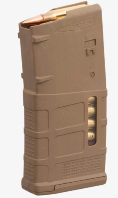 MAGPUL PMAG LR/SR Gen M3- Window- 308 Win- 20RD- for AR-308- Coyote- REBUILD KIT