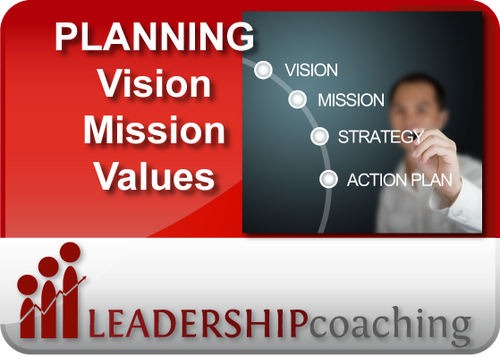 Coaching - Planning: Mission Vision Values