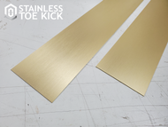 New! Brass Toe Kick (Matte Gold Finish) Joins the Family